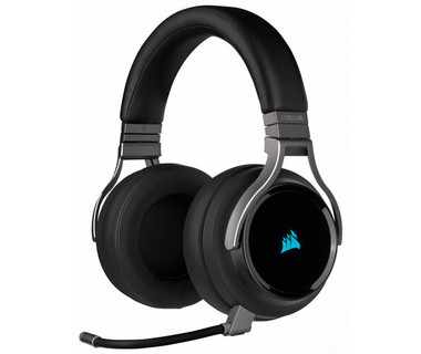 Diadema Gamer Corsair VIRTUOSO - Inal�mbrico - Micr�fono - RGB - Color Carb�n