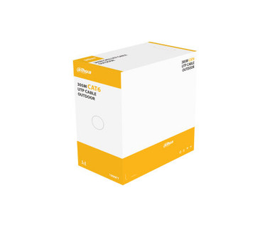 Bobina Dahua PFM920-6U - Cat6 - 305M - 23 AWG - Negro