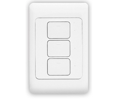 Interruptor Inteligente DuoSmart A30 - 3 Botones � Wi-Fi 2.4 GHz | Compatible con Alexa y Google Home � Control por App DuoSmart � Temporizadores Integrados � Blanco