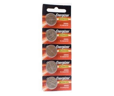 Pilas de bot�n Energizer PIENECR2032T5 - Litio � Tama�o CR2032 | 3 V � Paquete de 5 Unidades