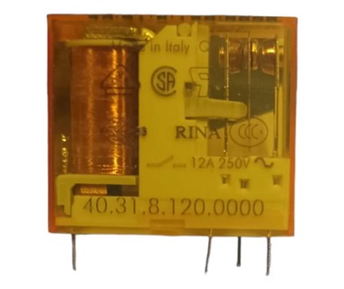 Rele P/ci 120vca Finder 403181200000 - Rele Electromecanico 1 Polo 2 Tiros 10 Amp � Control de Circuitos | Compatible con Sistemas 120 Vca � Alta Confiabilidad y Durabilidad