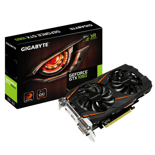 i7 4090K GTX1060 6GB メモリ12GB Tarjeta de Video Gigabyte GV-N1060WF2OC-6GD - Nvidia - 6GB - GDDR5
