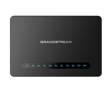 Adaptador VoIP Grandstream HT818v2 - 8 Puertos FXS � SIP 2.0 | Soporte para Fax T.38 y Codecs OPUS,G.711,G.729ab � 2 Puertos RJ-45 Gigabit con Router Integrado