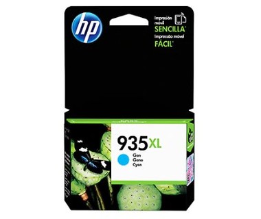 Cartucho de Tinta HP 935XL - Original - Alto Rendimiento | Cian | Modelo C2P24AL � Compatible con impresoras HP