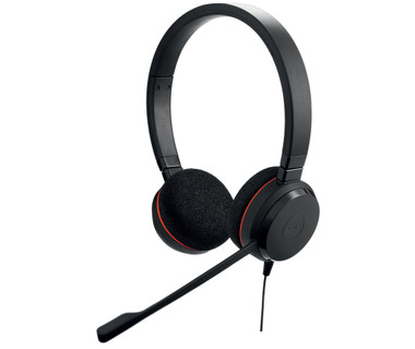 Jabra Evolve 20 Stereo MS USB-C/A Adapter - Diadema con Micr�fono