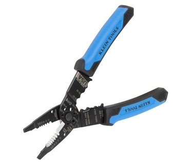Pinzas Pelacables Multiuso KLEIN TOOLS - Pela Cables S�lidos 10-20 AWG y Trenzados 12-22 AWG � Ponchado Terminales 10-22 AWG � Corte Tornillos 4-40 a 10-32 � Acero �xido Negro � Mangos TPE Ergon�micos Modelo 1025