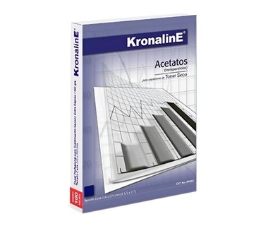 Pel�cula de Acetato KronalinE PA656 - Carta 8.5' x 11' | 25 hojas | Alta transparencia � Uso profesional