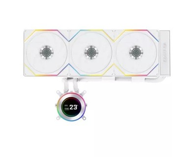 Enfriamiento L�quido Lian Li Hydroshift II LCD-c 360tl - 360 mm � 3 Ventiladores 120 mm RGB | Iluminaci�n RGB � Color Blanco