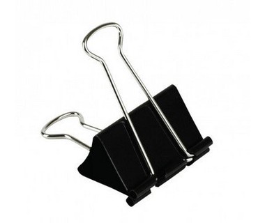 Clip Sujeta Documentos MAE BC-19 - Clip Est�ndar � Tama�o 19mm (3/4) | Acero Templado con Agarradera Niquelada � Capacidad 40 Hojas