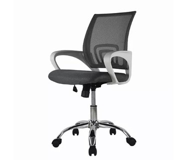 Silla Secretarial MUNDO IN � Dise�o Ligero - Respaldo Malla MESH Transpirable � Altura Ajustable Pist�n Neum�tico - Reclinable - Base Estrella Cromada - Ruedas 360 Anti Ara�azos
