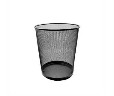 Cesto de Malla Nextep NE-165R - Redondo - Capacidad 16L - 27.5 cm Di�metro � 28 cm Altura - Color Negro