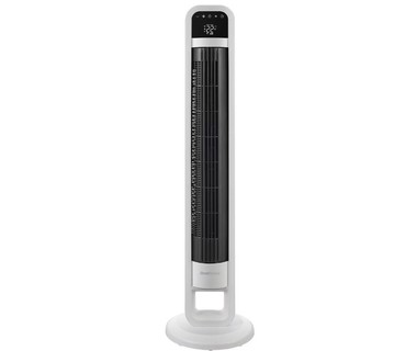 Ventilador de Torre OMNIBREEZE 333021 - Torre � Wi-Fi | 5 Velocidades � Control Remoto y Oscilaci�n � Color Negro