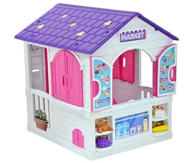 Casa Infantil Prinsel 4081 - Juguete Infantil 2 en 1 � 3+ A�os | Sonidos y Luz Interactivos � Material Pl�stico Resistente