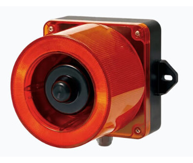 Baliza LED Qlight QWCD50-110220-R-LC - Combinaci�n Baliza y Sirena � Rojo | 110-220 Vca � Uso Exterior IP66