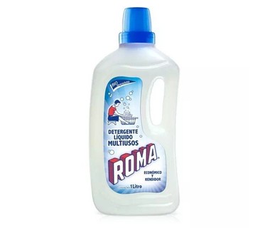 Multiusos L�quido Roma 54211 - Biodegradable � Uso Ropa Blanca y Color, Trastes | Econ�mico y Rendidor � Botella 1 LT