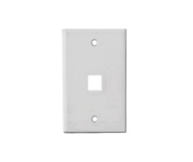 Placa de pared SAXXON A1751A - 1 Puerto tipo keystone - Blanco