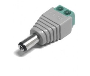 Conector Macho SAXXON Psubr12h - Para Alimentaci�n de C�maras � Terminales Tornillo Positivo y Negativo � Alta Resistencia a la Oxidaci�n - 10 Piezas