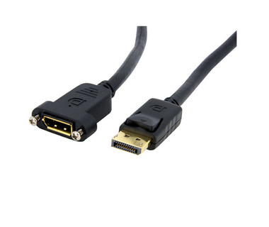 Cable StarTech.com DisplayPort - para Montaje en Panel - Hembra a Macho - 91cm