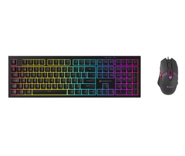 Kit Teclado y Mouse Swiss Mobility HPE708-G800 - Al�mbrico - USB - Negro - Espa�ol