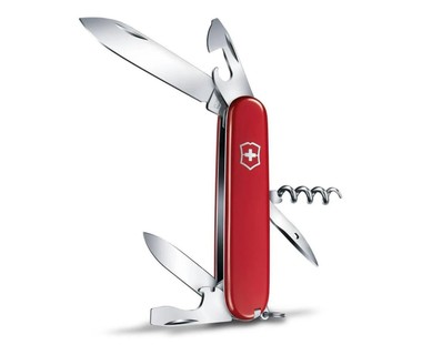 Victorinox SPARTAN Navaja Multiusos - 12 Usos � Color Rojo � Compacta y Vers�til para Uso Profesional