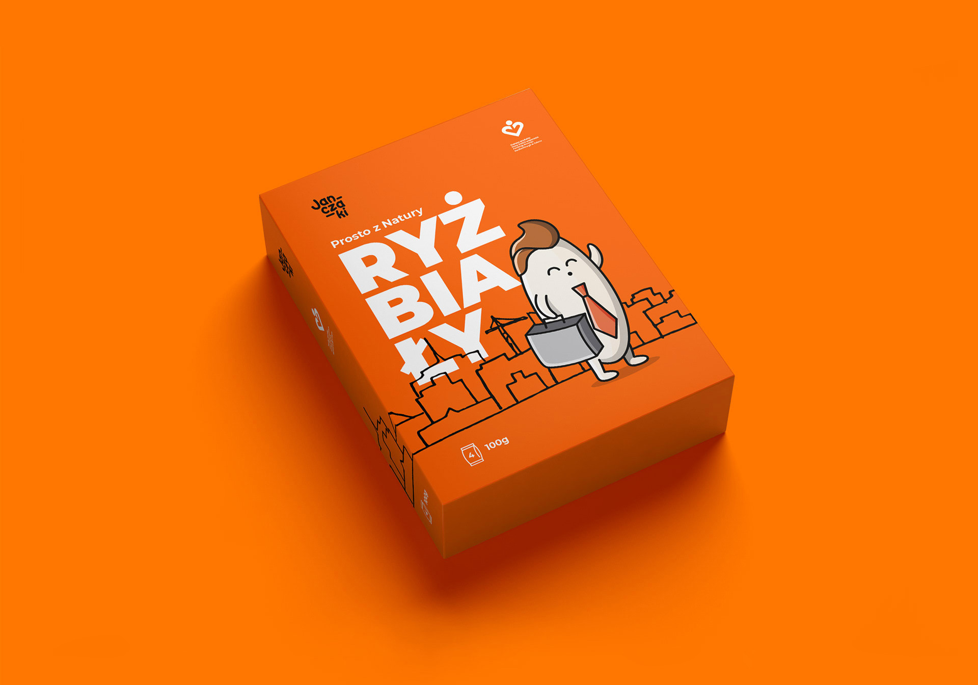 ryż biały w pudełku