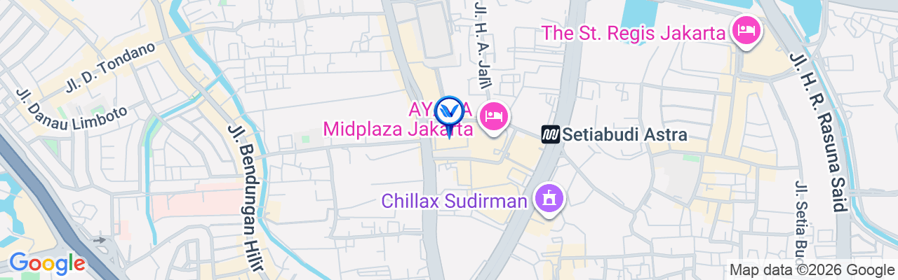Peta Lokasi Kantor Pusat Inti Vision - Citylofts Sudirman, Jakarta Pusat