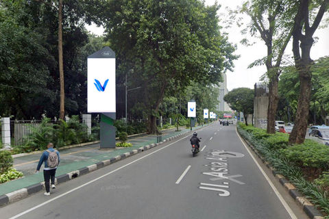 LED RUNNER GBK - JL ASIA AFRIKA, JAKARTA PUSAT
