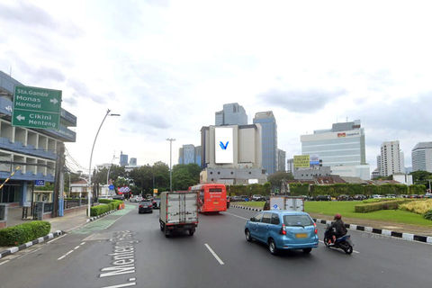 LED VIDEOTRON JL. WAHID HASYIM ( BUNDARAN TUGU TANI ), JAKARTA PUSAT