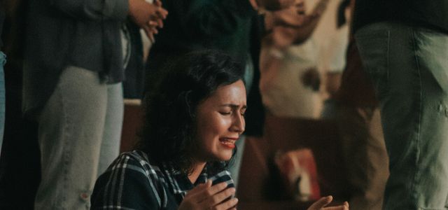 a person sitting on a chair