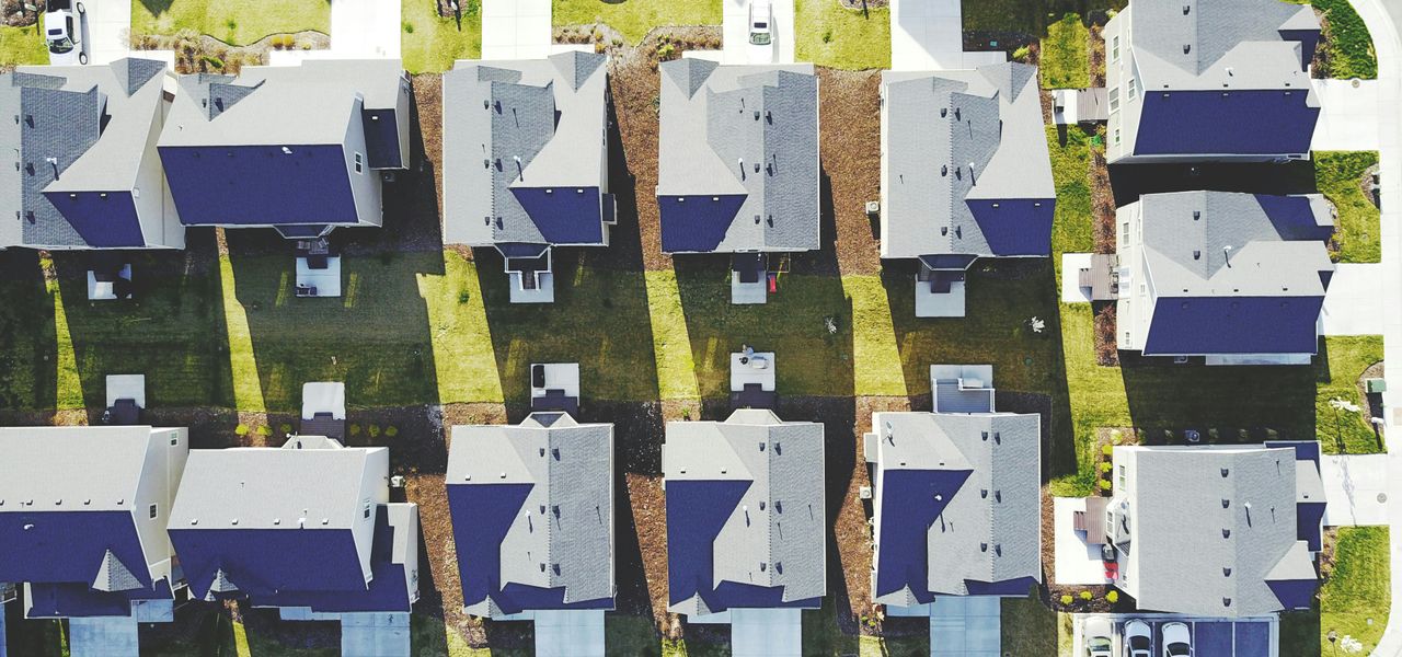 aerial photography houses