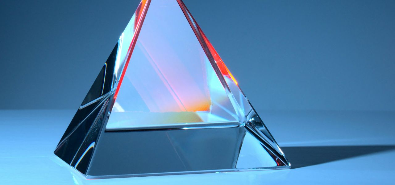 black and red triangle illustration