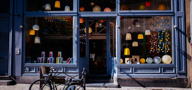 black trike parked near soter