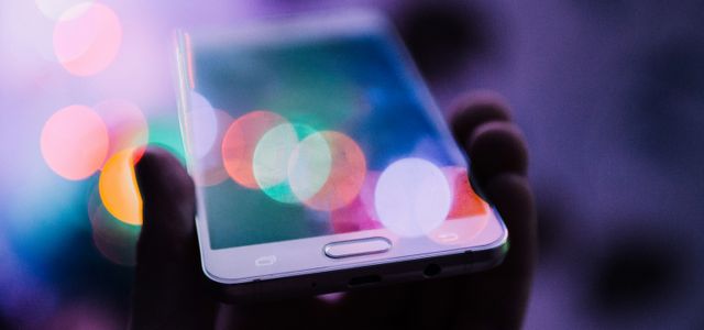 person holding smartphone