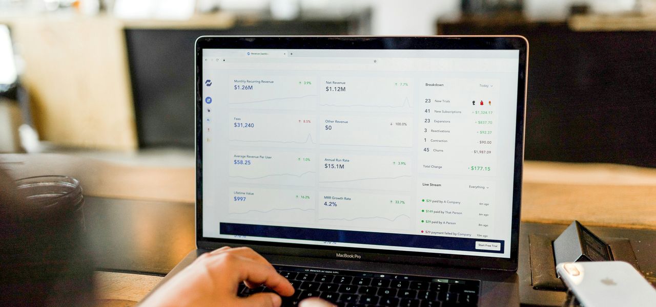 person using MacBook pro