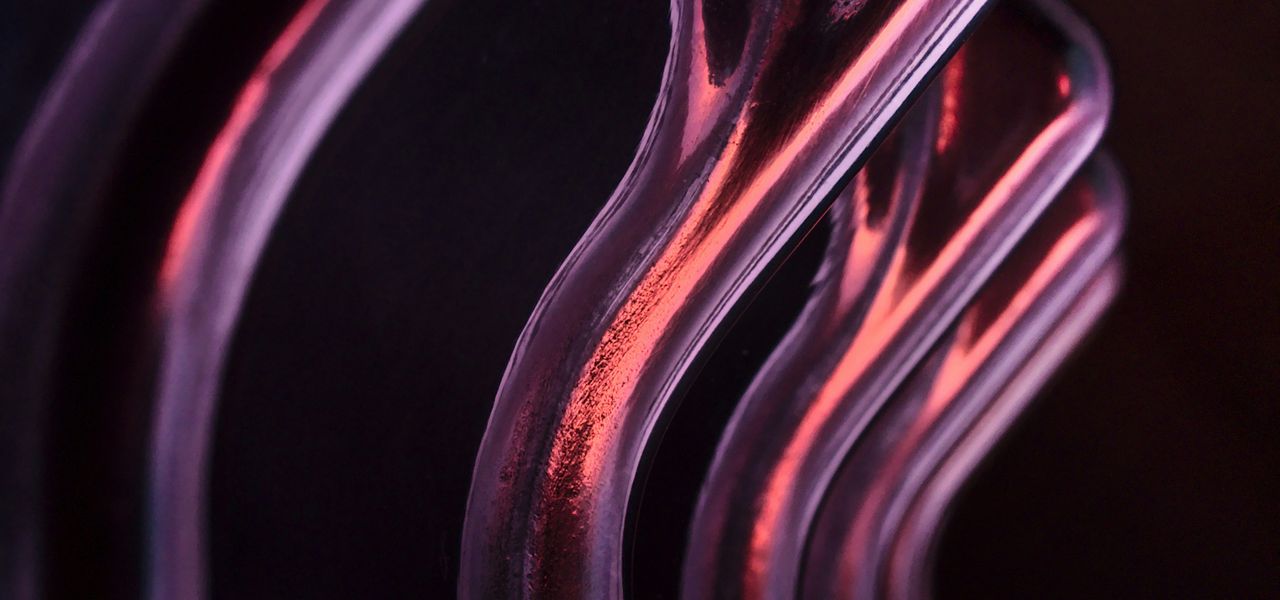 red and white light fixture