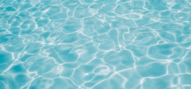 rippling crystal blue water