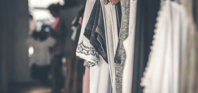 selective focus photography of clothes