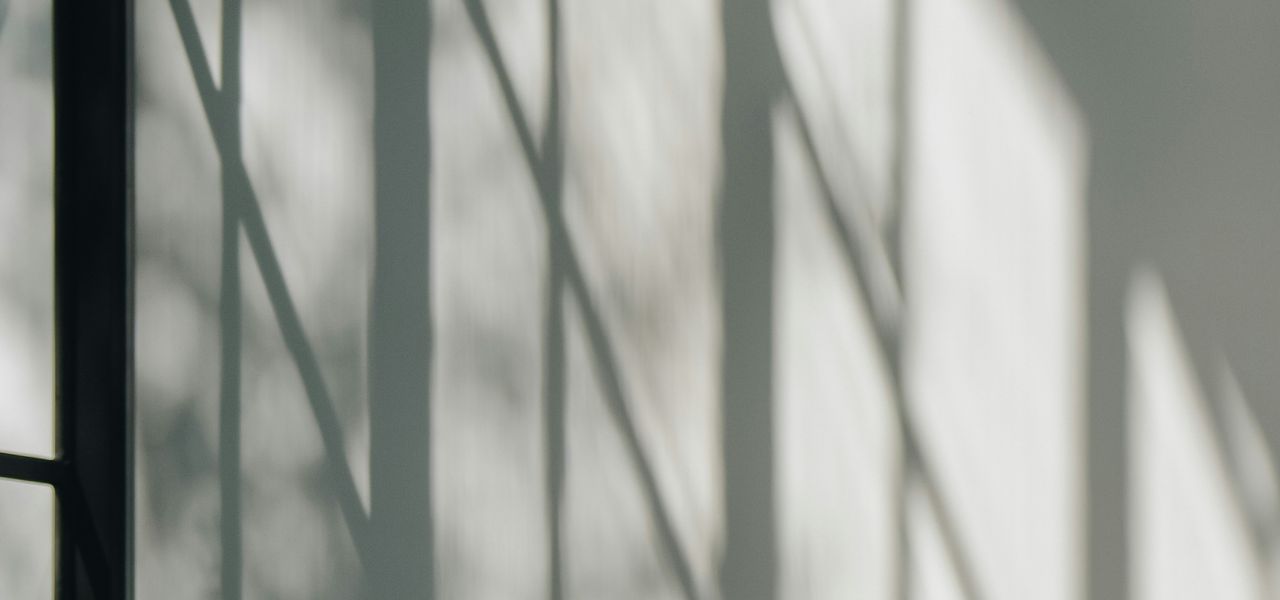 white and black window curtain