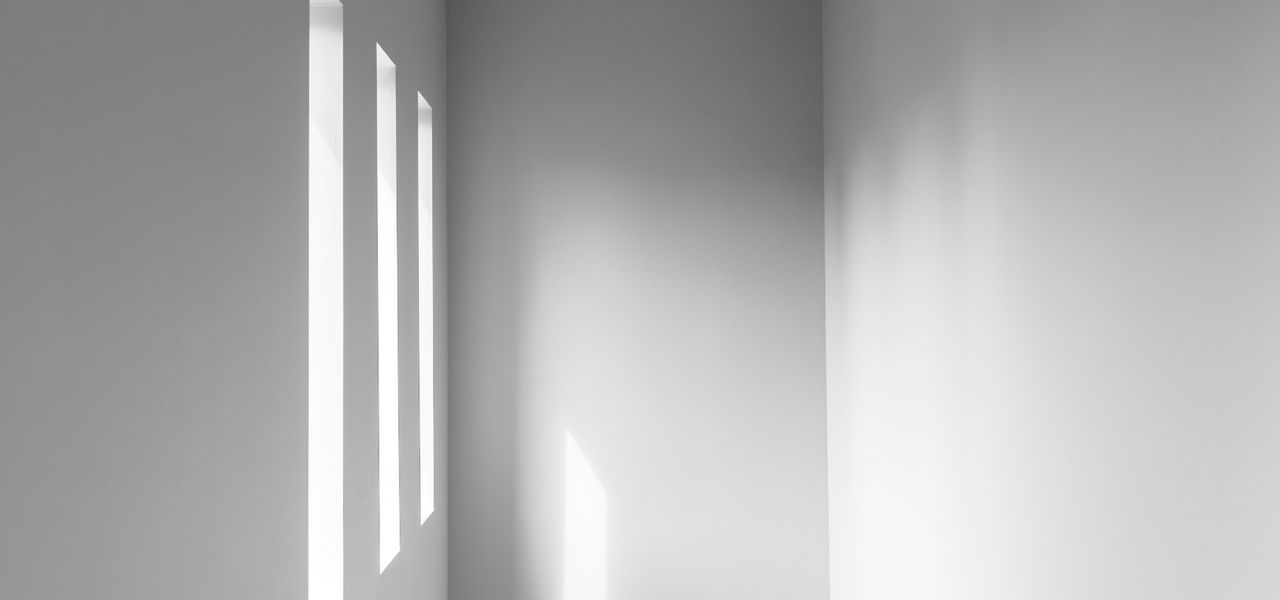 white empty hallway