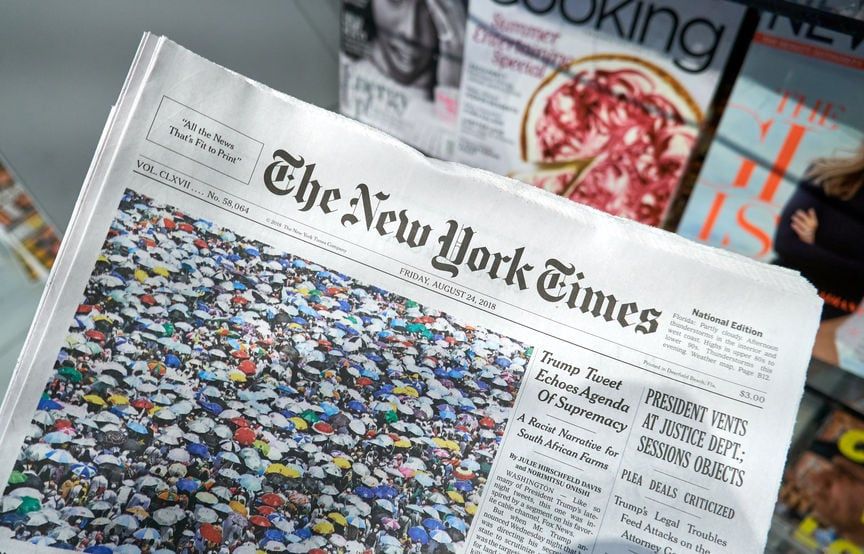 Image for NY Times earnings