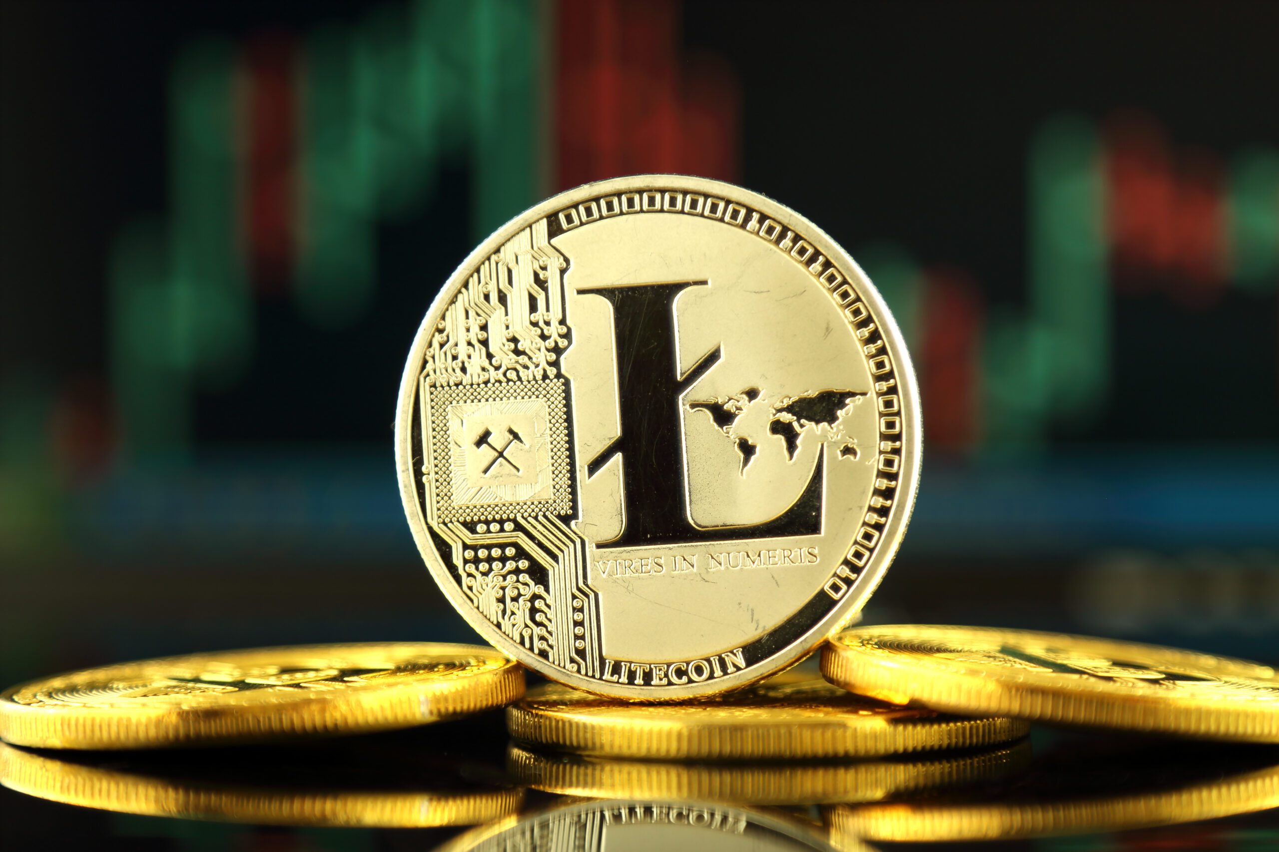 The Litecoin Coin On Trading Chart