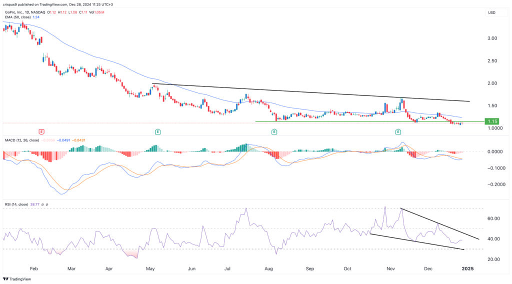 GoPro stock