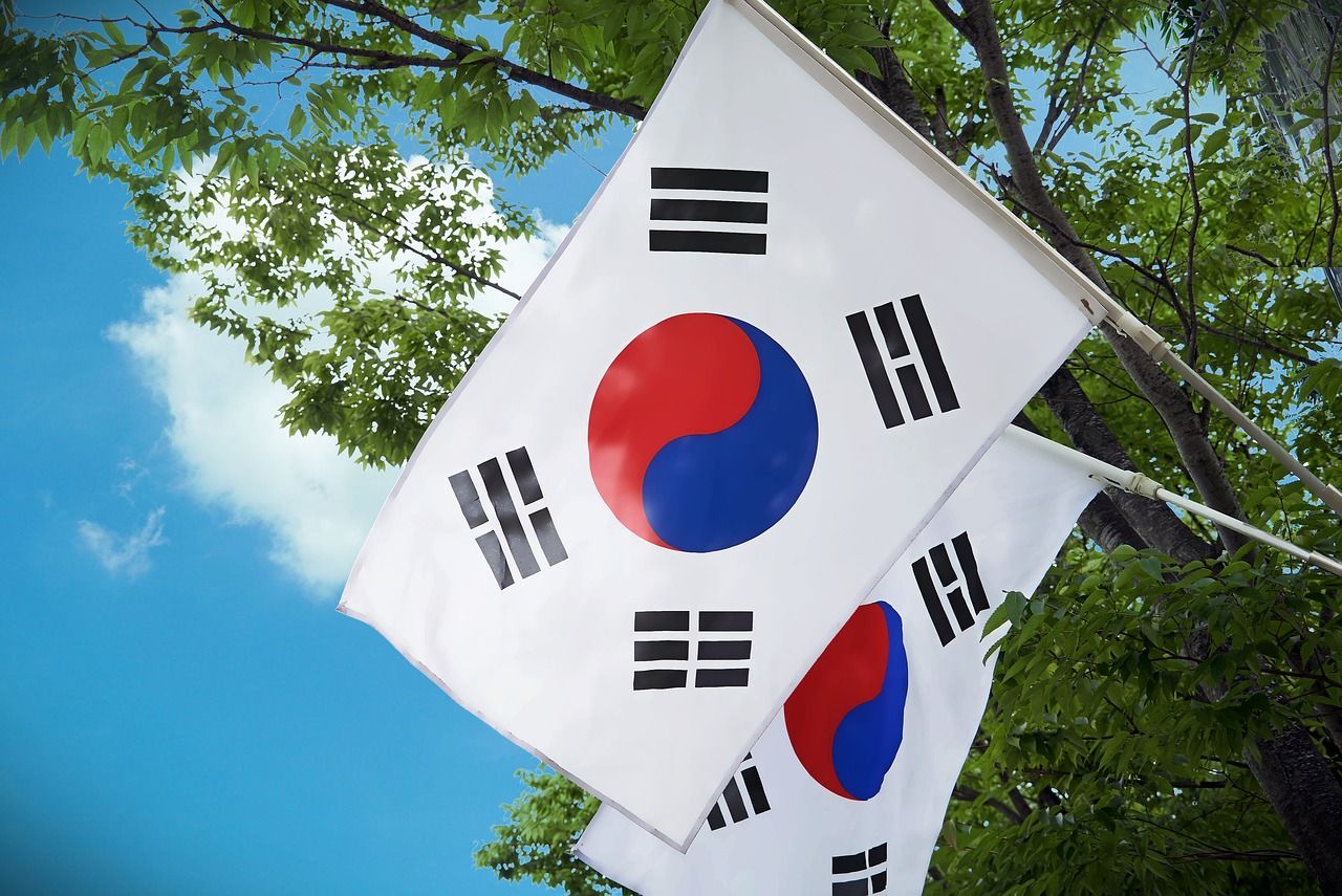 South Korean flag.