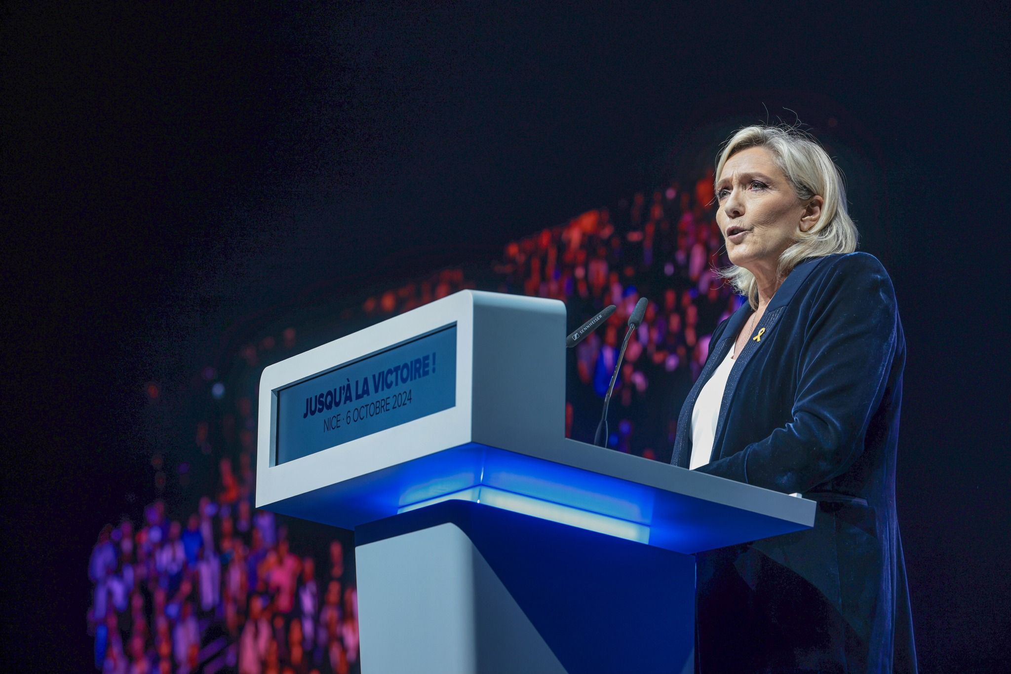 marine le pen, embezzlement, le pen embezzlement, marine le pen verdict