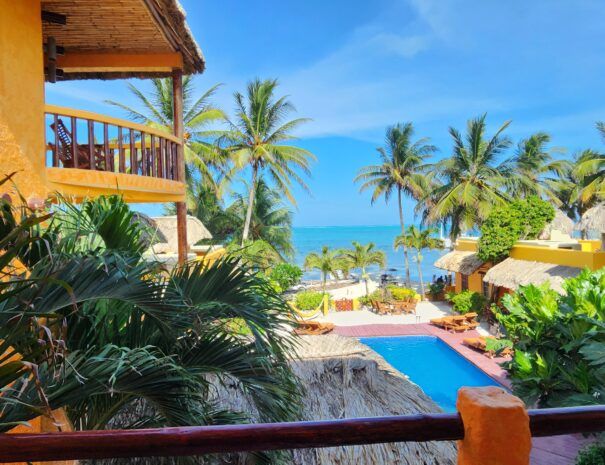 overview of Seaside Cabanas