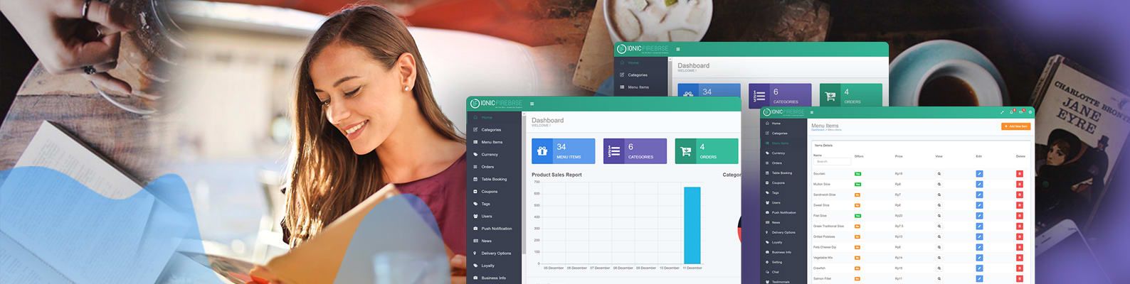 firebase restaurant CMS dashboard firebase restaurant CMS dashboard
