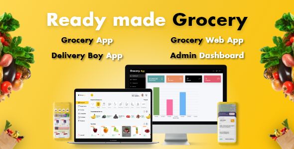 Online Grocery App & Food Delivery Software System 