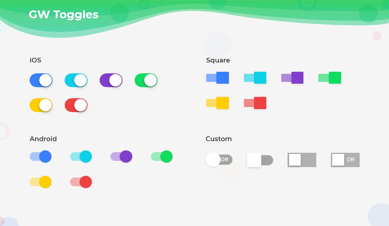 Flutter Toggle - A switch widget that toggles/switches between true and false states