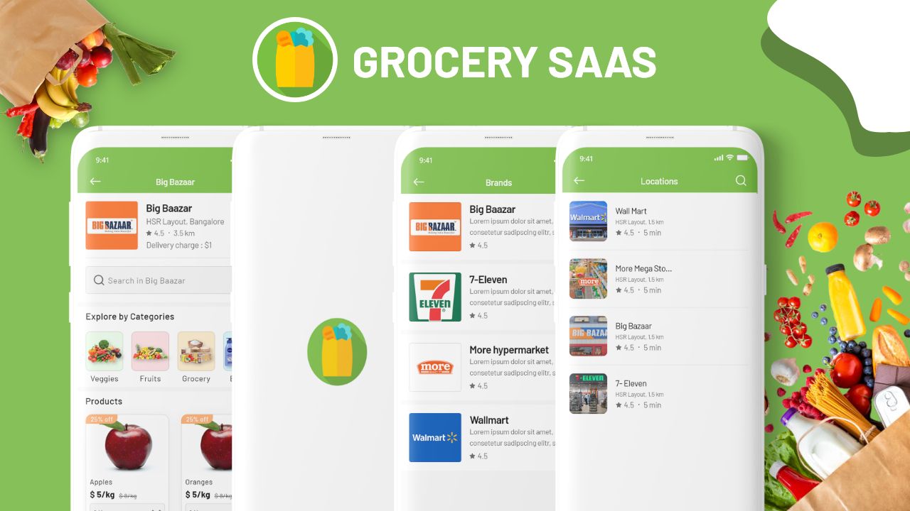 Online Grocery Shopping Mobile APP | Grocery Delivery Software