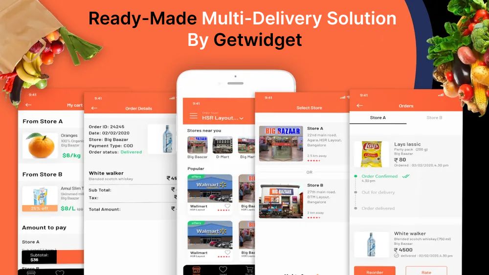 Ready-Made Multi-Delivery Solution By Getwidget